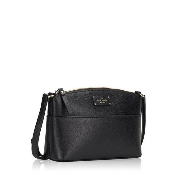 Kate Spade Black Leather Crossbody Bag - Picture 2 of 4